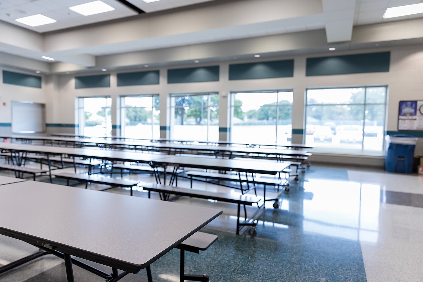 school lunch - cafeteria