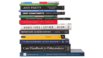 A stack of Cato books
