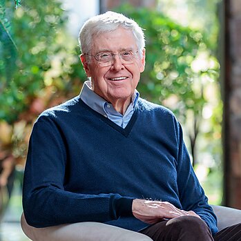 Charles Koch, winner of the 2025 Milton Friedman Prize for Advancing Liberty.