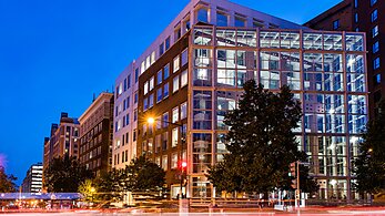 Cato Headquarters - Washington DC Building at Night