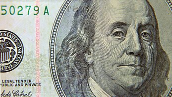 Benjamin Franklin on the US $100 Bill