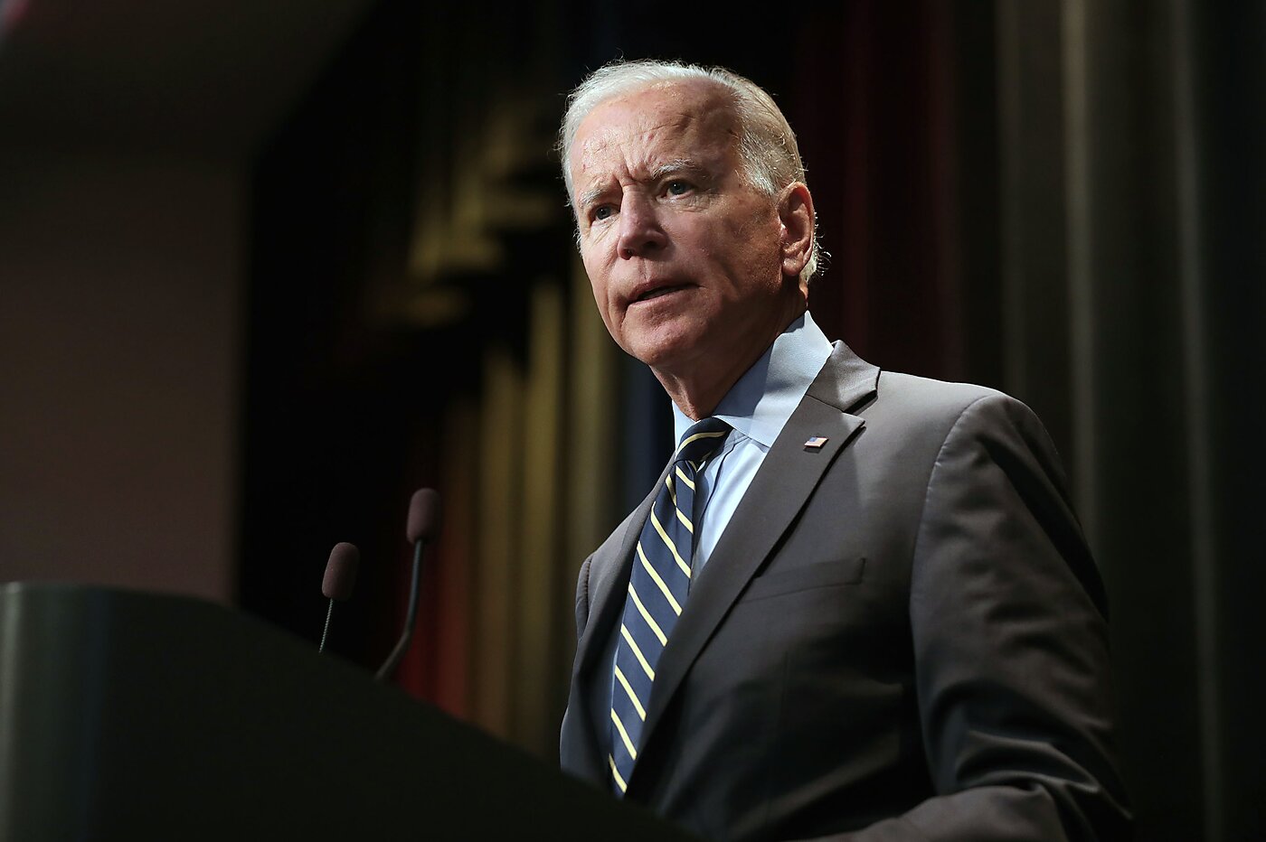 Joe Biden at lectern