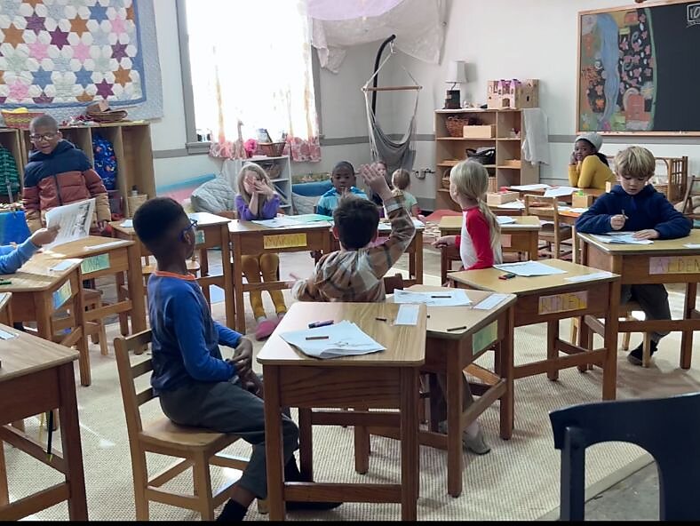 Waldorf School of New Orleans 1st grade.