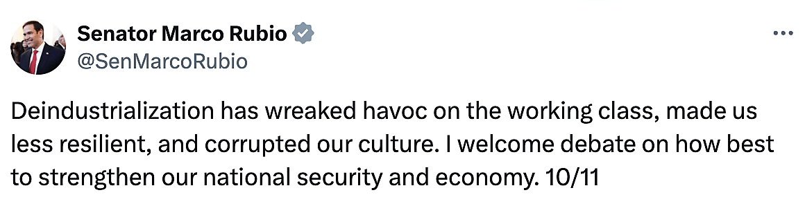 Rubio tweet