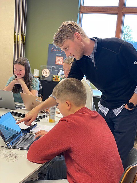 Help from a learning coach at The Gathering.